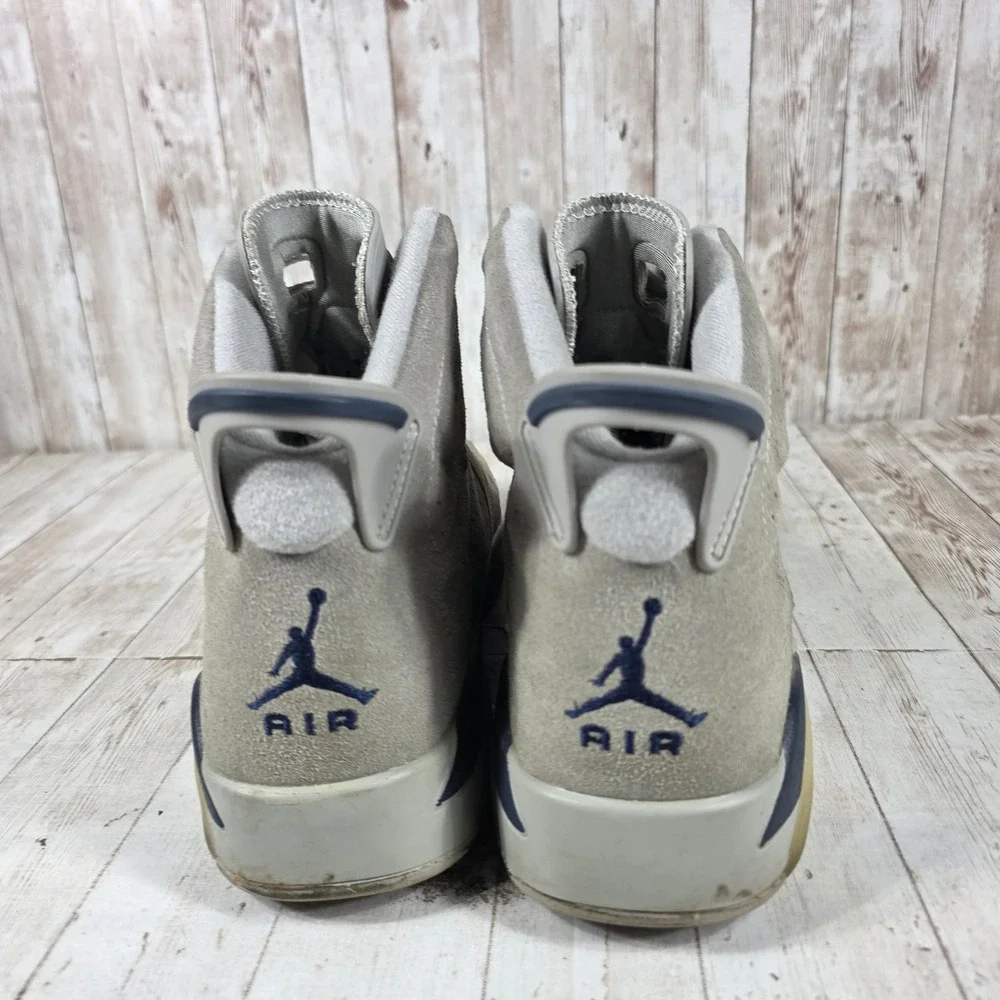 Air Jordan 6 Retro Diffused Blue Grey Suede Sneakers CT8529-012‎ Mens 12